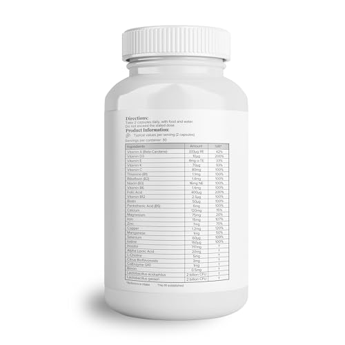 Hey Nutrition Pregnancy Complex Supplement - Suitable for Vegetarians & Vegans - Folic Acid, L-Choline, Iodine, SynBalance® EnjoyMum - Mum & Baby Support - UK Manufactured - Non-GMO - 60 Capsules - Image 3