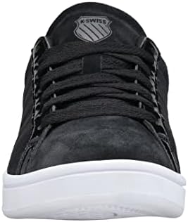 K-Swiss Women's Court TIEBREAK SDE Sneaker, Black Black White, 8 us | Image 2