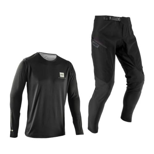 Leatt Ride Kit MTB Gravity 1.0 Ghost Black XXL, 5026056535
