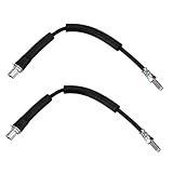 TRQ Rear Brake Hose Set Compatible with 2009-2019 Ford Flex 2013-2019 Police Interceptor Sedan 2014-2018 Special Service Police Sedan 2010-2019 Taurus 2009-2016 Lincoln MKS MKT