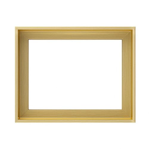 B.B.F MAKE Canvas Floater Frame, Champagne Gold Wood Picture Frame for 0.75