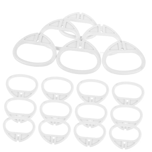 VICASKY 20pcs Pp Music Box Pull Ring Handles Replacement for Pull String Toys Upgrade Parts for Children's Music Box Accessories