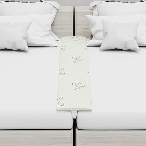 Limthe Split King Gap Filler for Adjustable Bed |Twin to King Bed Converter|Bed Bridge Twin to King | Mattress Connector Combine Twin Beds to King | Non-Slip | Washable Cover | 75"X11.5" Extra Wide Cover