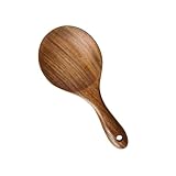 KEYPKWZJR 木勺 烹饪日本汤勺 饭勺 用于盛放食物 亚洲电饭煲 厨房用具 木勺 饭勺 饭勺 竹/905