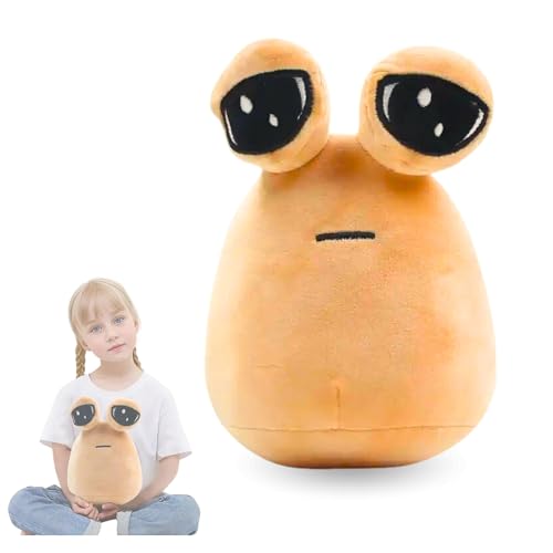 Vicyol S&D Peluche Pou suave. Brinquedo de peluche Pou Triste. Boneco Kawaii Pou para crianças de todas as idades. Brinquedo de algodão pu. Peluche de Alien Pou. Peluche Pou para decoração infantil.