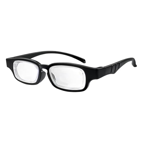 Ouolipraa Flex Focal Adjustable Focus 0D to 350D Diopters Dial Vision Reading Glasses Zoom Eyeglasses for Men Women One Power Auto Focus Presbyopic Readers Variable Focus Eyewear