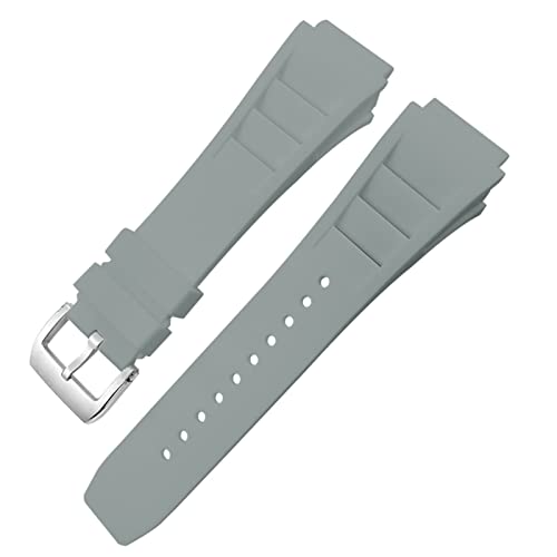 Bracelet de montre de sport en silicone 25mm bande de montre en caoutchouc étanche