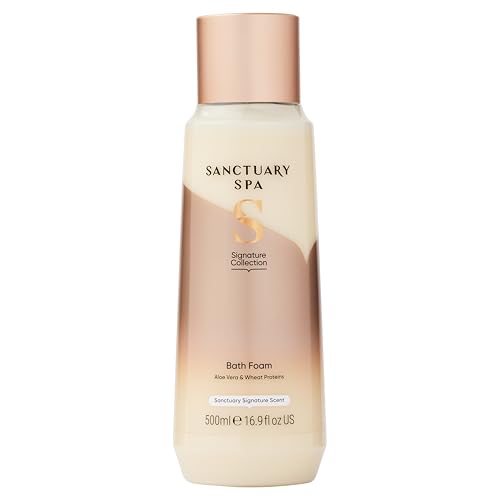 Sanctuary Spa Bath Foam, No Mineral Oil, Cruelty Free and Vegan Bubble Bath for Women, 500 ml