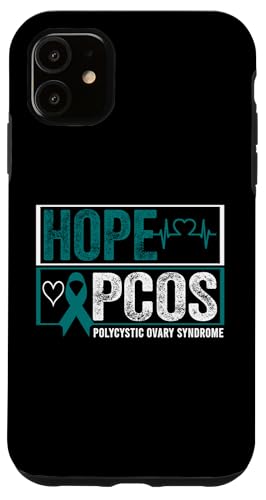 PCOS Awareness Shirt Hope PCOS ���X�E�������ǌ�Q �X�}�z�P�[�X iPhone 11 �p