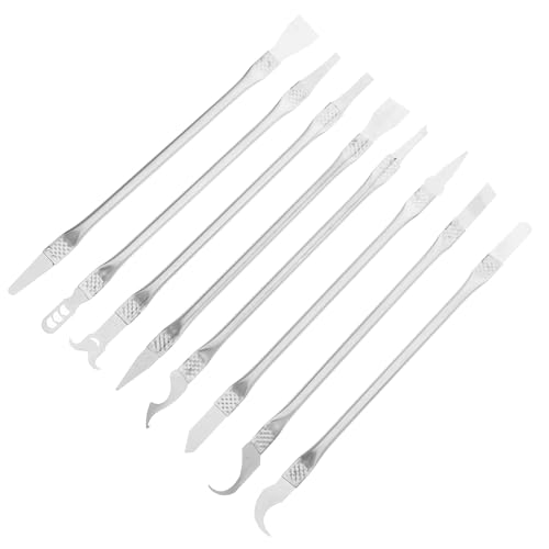 FONDOTIN マザーボードスクレーパー付き携帯解ツール合 高硬ステンレス製 長柄設計スマホ修理キット タブレット対応持ち運び便利