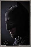 Trends International DC Comics Movie Batman v Superman - Cowl Wall Poster, 34L x 22.4W, Barnwood Framed Version