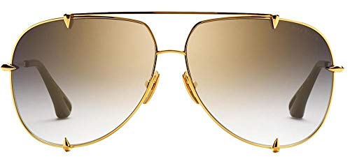 Sunglasses Dita TALON 23007D 18k Gold/Drak Grey Gradient Gold Flash- AR2