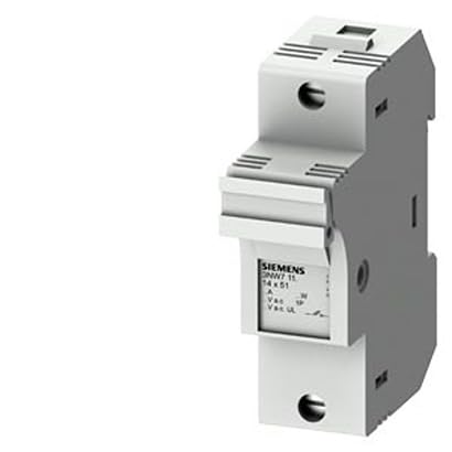 Siemens – porta-fusibile cilindrico 1 polo 50 A 14 x 51 con LED