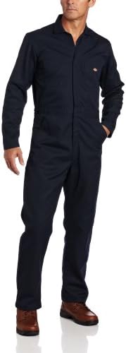 Dickies mens Basic Blended Coverall Casual Pants, DK NAVY S, Large-X-Large US