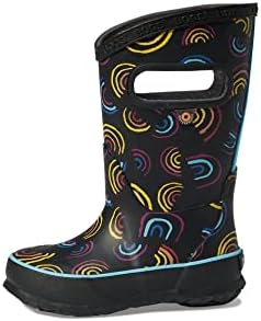 BOGS Rain Boots Wild Rainbows (Toddler/Little Big Kid), Black Multi, 11 US Unisex | Image 3