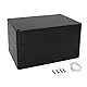LeMotech Projekt Box ABS Kunststoff Verteilerkasten IP65 Wasserdicht Elektrische Boxen Universal Gehäuse Schwarz Außengröße 160x110x90mm(1 Stück)
