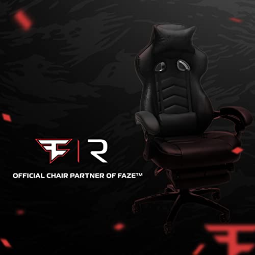 Image of RESPAWN 110 Ergonomic Gaming Chair with Footrest Recliner - Racing Style High Back PC Computer Desk Office Chair - 360 Swivel, Adjustable Lumbar Support, Headrest Pillow, Padded Armrests - 2019 Green