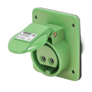 Gewiss GW62278 Prise énergie socle femelle encastrable 2P 32A 4h basse tension