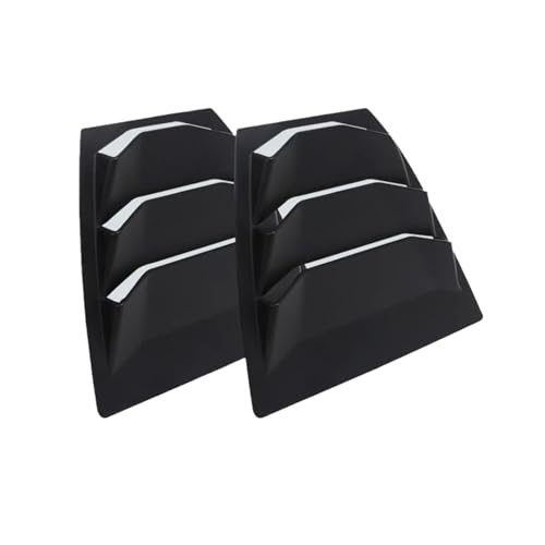 Persiennes de vitre latérale arrière de voiture Mazda 3 Axela 2014-2018 noir mat