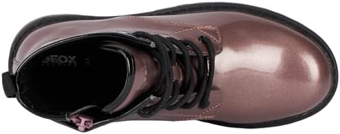 Geox Meisjes J Casey Girl enkellaars, Black Gun, 31 EU