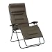 Produktbild LAFUMA MOBILIER - Gepolsterter Relaxsessel Zero Gravity RSX CLIP XL - Klappbare Liege für Garten und Innenbereich - AirComfort-Gewebe - Vielseitiger Liegestuhl, Top-Komfort, Frankreich - Braun Taupe