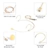 JTLAU Headworn/Headset Microphone Wired, Dual Over-Ear Headset Mic, Condenser Headset Mic Compatible with Sennheiser Microphone Wireless Systems, Ideal for Lectures, Actors, Theater - Beige #2