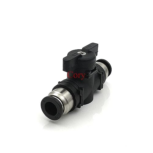 Interrupteur pneumatique BUC-10 noir pour couper l'air comprimé - 5