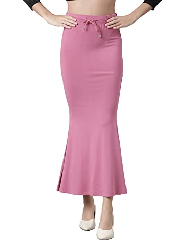 Image of TWIN BIRDS Saree Shapewear for Women | Super Soft Viscose Elastane Saree Petticoat Skirt | Stretchable & Comfortable SareeShaper