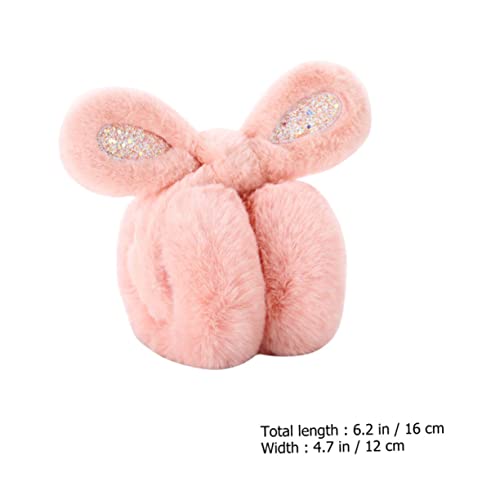 Rabbit Ear Muffs Fleece Ear for Babies Fluffy Bunny Ears Rabbit Ear Warmer Ear Warmers Winter Boy Girl2