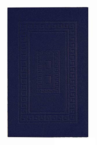 Casatessile Torino Tapis de Salle de Bain en éponge 60X90 cm - BLU Notte - Bleue Nuit