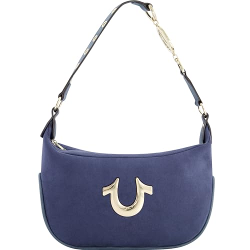 Image of True Religion Women's Shoulder Bag Purse, Hobo Handbag with Eyelet Strap
