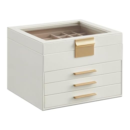 Elegant 4-Layer Jewelry Organizer Box