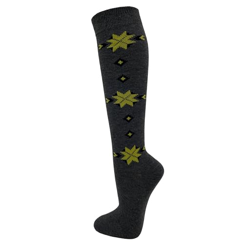 Image of SocksKnee Women Multi-Pack Colorful Variety Design Assorted Activewear Knee-High Stocking Socks, 9-11