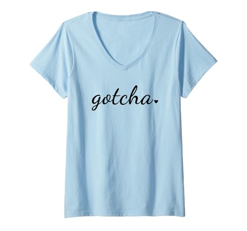 Mujer Gotcha Day Niños Adopción Regalo Divertido Hombres Mujeres Niños Camiseta Cuello V