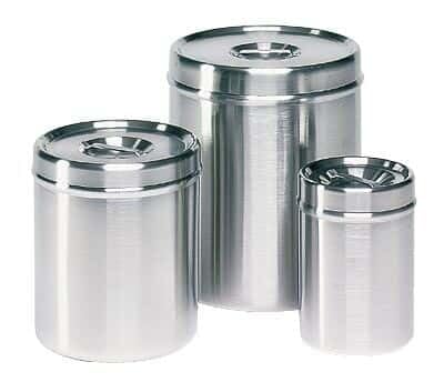 Cole-Parmer Covered Container, 304 SS, 1 1/4 qt