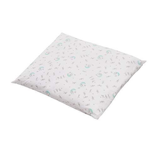 Fronha Avulsa Infantil para Cama de Solteiro Papi Malhas Estampado para Bebê 50cm X 70cm 01 Un