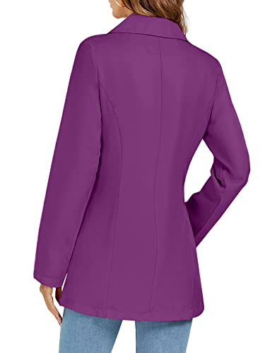 LYANER Women's Casual Long Sleeve Work Office Suit Cardigan Blazer Jackets with Pockets2