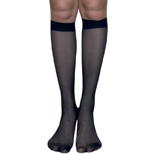 Sheer Knee-High Stockings, 12 Pairs, Made in Taiwan, One Size Fits All,100% Nylon2
