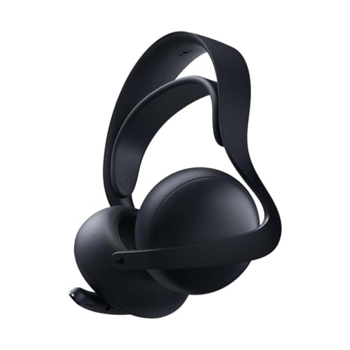 Playstation Sony, Casque-Micro sans Fil Pulse Elite 5, Compatible PC et Mac, Audio sans Perte Link, Micro Rétractable, Réduction de Bruit IA, 30h d’Autonomie, Couleur : Noire