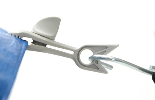 Progrip 907040 Shark Clip With Screw For Tarp, Camping And Cargo Tie Down Extension (Pack Of 4) , Black #TOP1