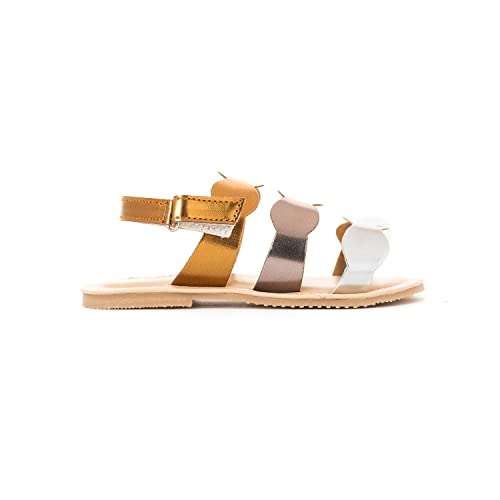 Image of Khadim's 6537658 Lightweight Durable Extra Soft Trendy Premium Stylish Lifestyle and Fancy Velcro Strap Flats For Baby Girls