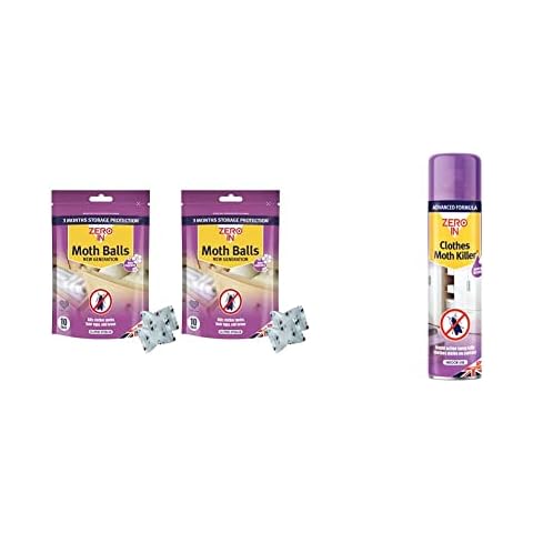 Zero In Moth Balls and Aerosol Spray Cover