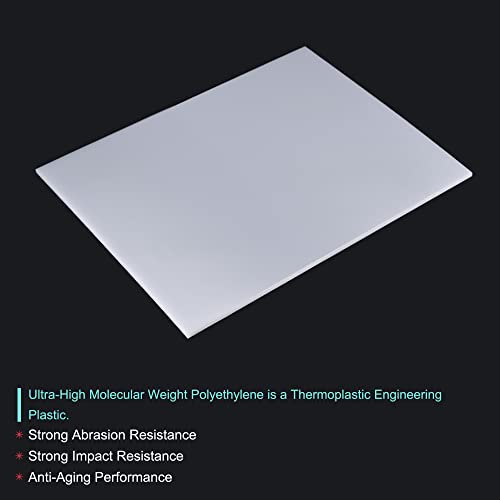 Feuille de polyéthylène UHMW plaque plastique rigide anti-usure blanche - 3