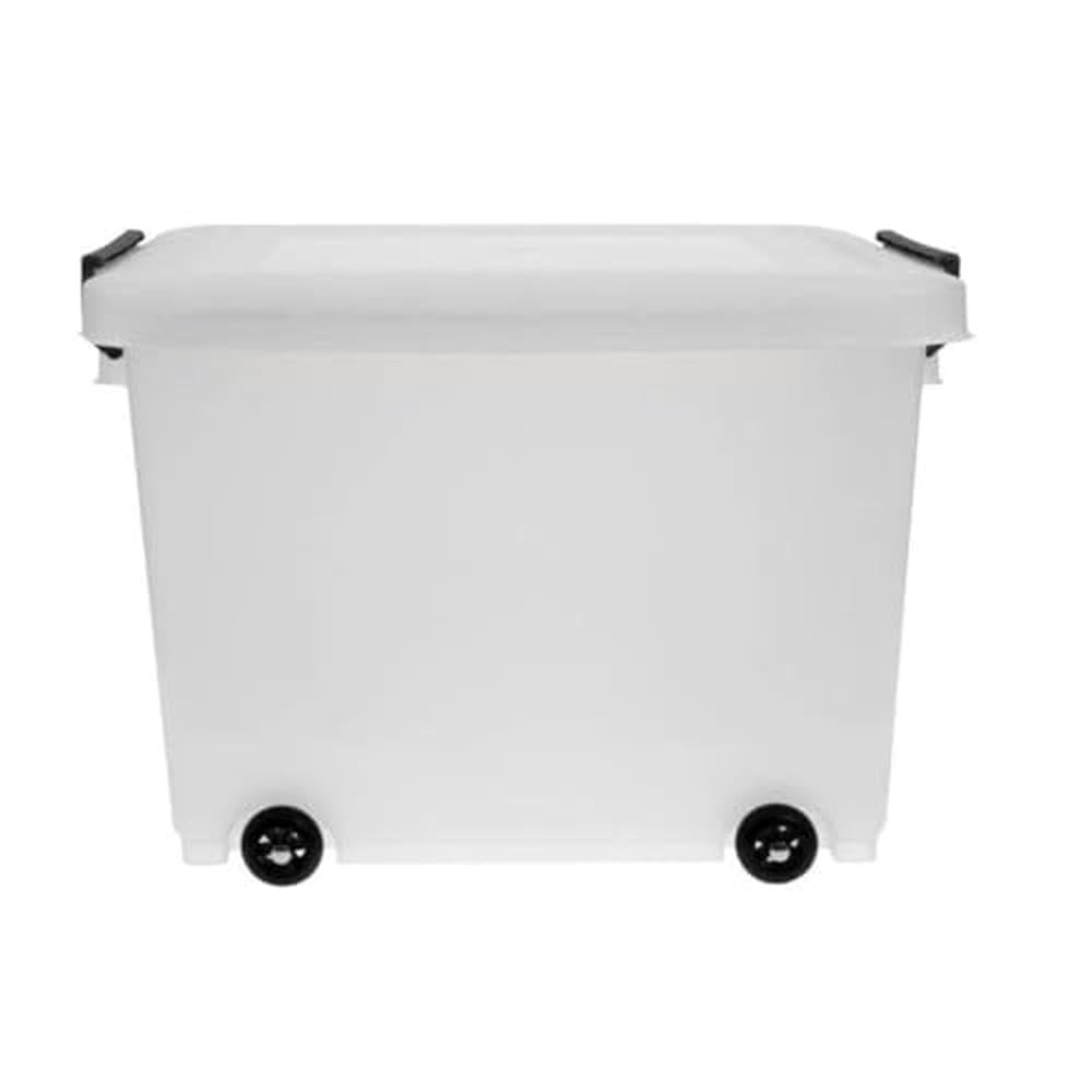 Araven 91183 contenitori per alimenti, coperchio con ruote e clip di colore, 50 l, 530 mm x 396 mm x 379 mm