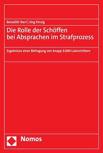 Die Rolle der Schöffen bei Absprachen im Strafprozess: Ergebnisse einer Befragung von knapp 9.000 Laienrichtern (German Edition)