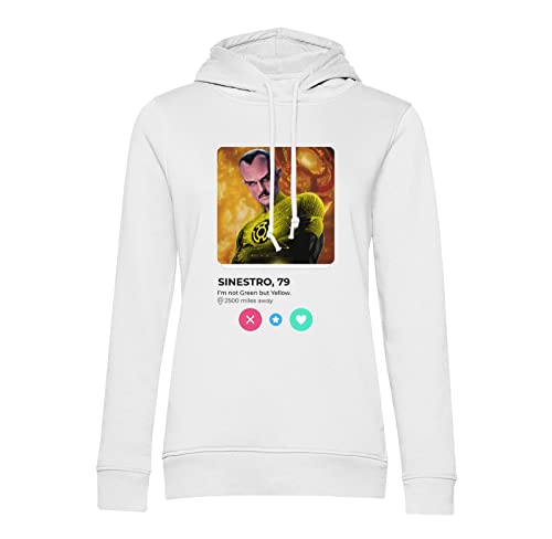 Sweat à capuche Sinestro imprimé idéal pour vos sorties urbaines et soirées pop-culture