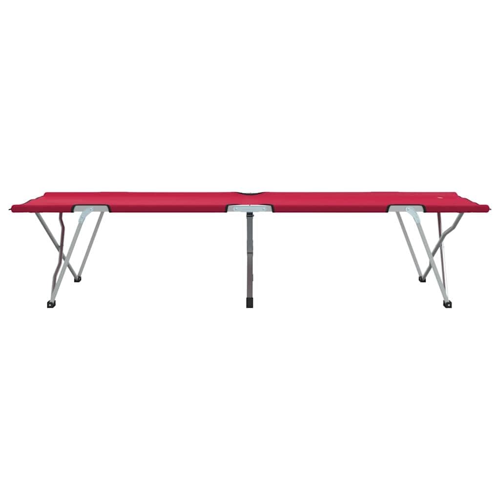 INLIFE Klapp Schlafbett fürs Camping Rot 62 x 194 x 42 cm Ox Stoff,Sportartikel,Outdoor-Aktivitäten,Camping & Wandern,Camping-Möbel,Feldbetten,Rot,6.91 KG,42003118