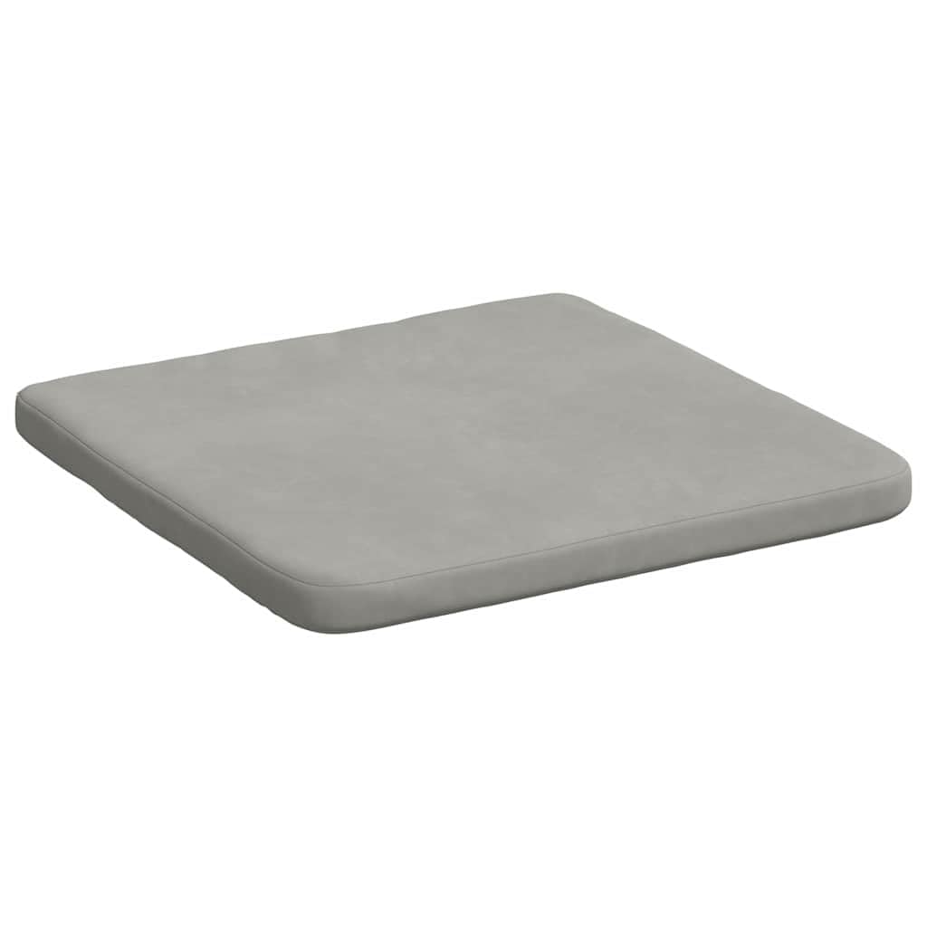 Cuscini per Seduta 4 pcs Grigio chiaro 40 x 40 x 3 cm