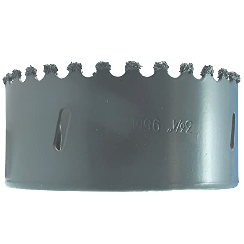 Carbide Hole Saw Bit 95mm for Concrete 3 3/4 in Hole Saw for Plasterboard 95mm Hole Saw for Recessed Lighting Cement Backer Board Brick Fiberglass Pavers and Cement Block For PVC Pipes - Image 2