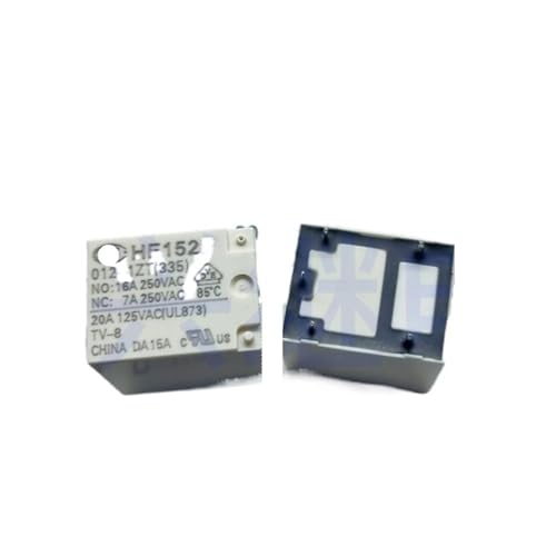 Relé HF152F 012-1ZST de 12V con 1 pieza para repuesto de circuitos de automatización